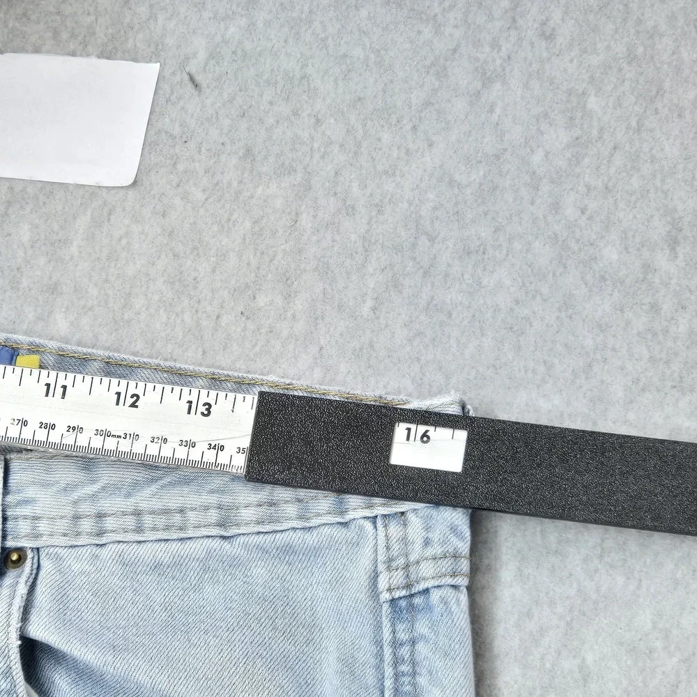 Empyre Men Jeans 32 Light Blue Denim Relaxed Baggy Y2K Skate Grunge READ